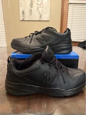 New Balance 608 V5 Slip Resistant Men’s Size 16 4E Wide Black/Black MX608AB5